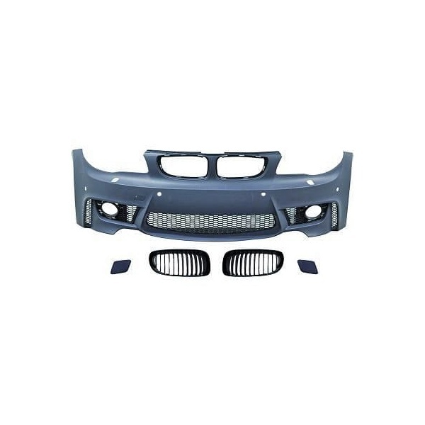 Pare choc avant BMW Serie 1 E87/E81/E82/E88 04-11 look M1 - PDC