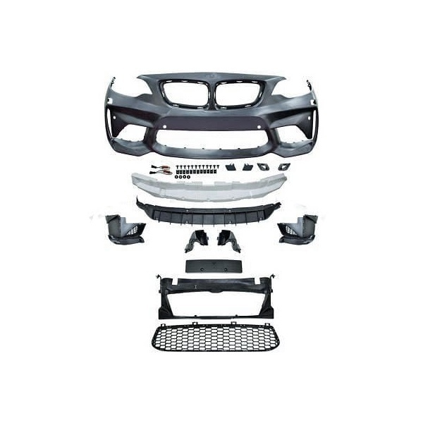 Pare choc avant BMW Serie 2 F22 2013-2017 - look M2 - PDC