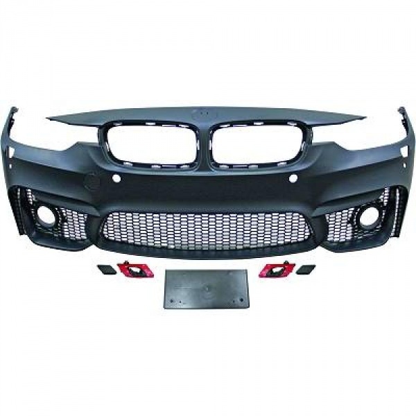 Pare choc avant BMW Serie 3 F30 11-15 look M3 - PDC - sans ab