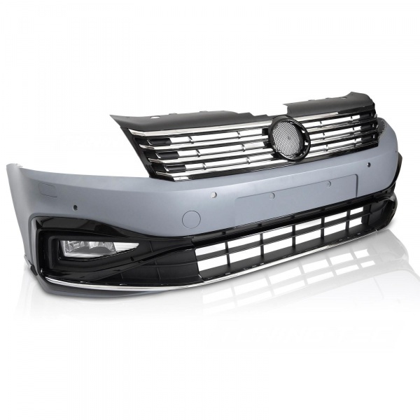 Pare choc avant look R avec PDC pour Volkswagen Passat B7 10-14