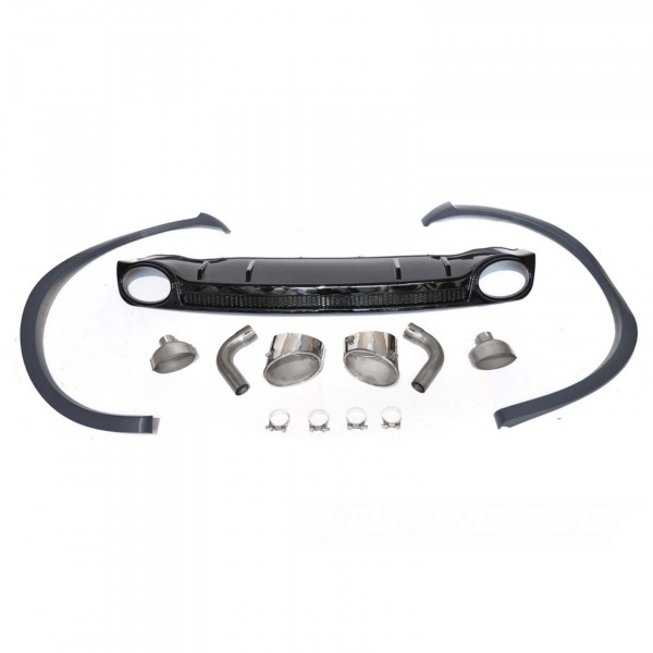 Pare choc arriere + passage roue AUDI Q5 II FY facelift 20-24 - Look RSQ5 - Noir