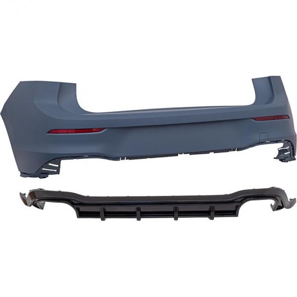 Pare choc arriere VW Golf 8 (VIII) - 20-23 - look R - PDC et sans