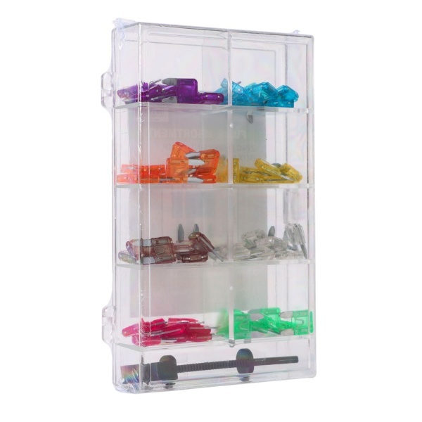 Kit fusibles mini Road-Teq 12V avec pince - 80 pièces