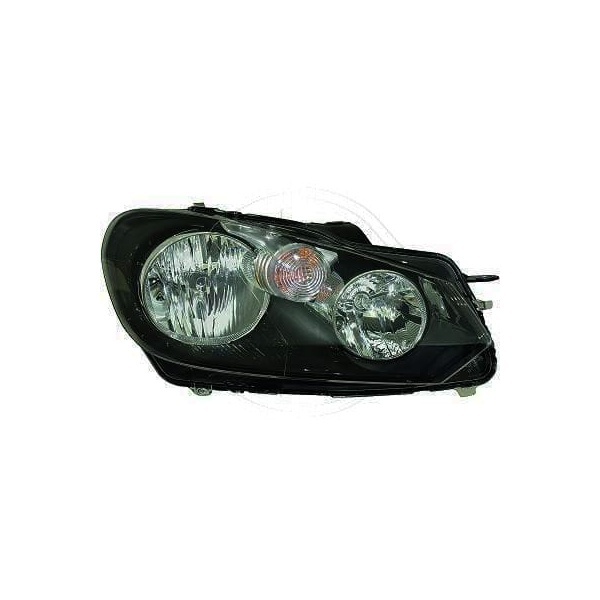 Phare Optique droit valeo VW Golf 6 08-12 noir