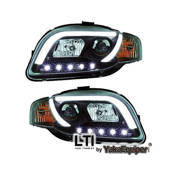 2 Phares LED AUDI A4 B7 (8E) 04-07 - LTI - Noir