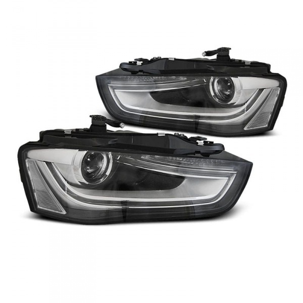 2 Phares halogene LED AUDI A4 B8 11-15 - look xénon
