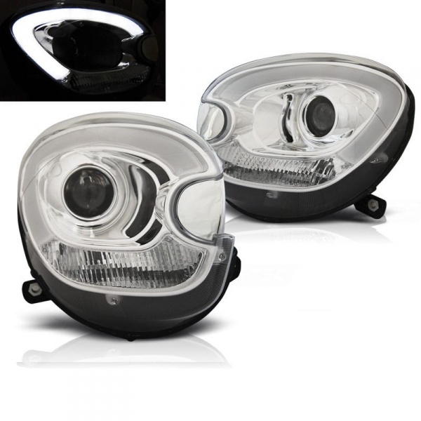 2 Phares avant Mini Countryman R60 R61 LED 10-17 - Chrome
