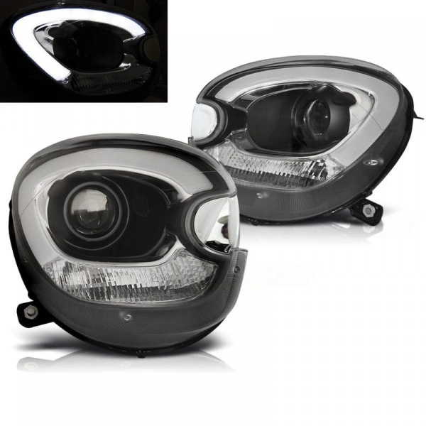 2 Phares avant Mini Countryman R60 R61 LED 10-17 - Noir
