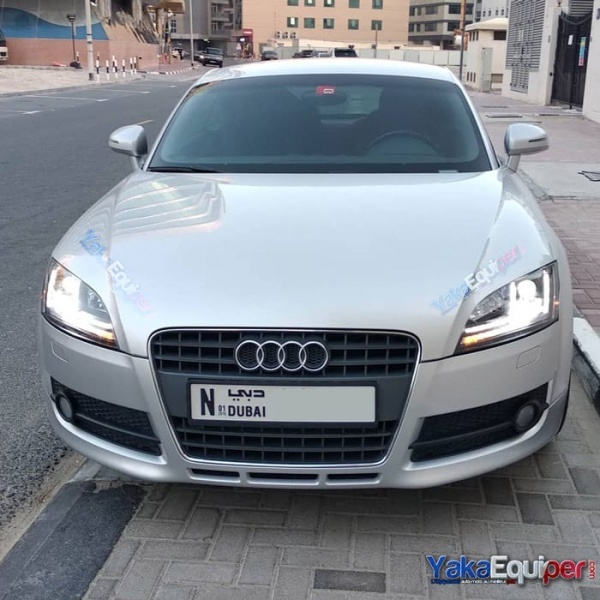 2 Phares xenon AUDI TT 8J  06-11 - look Matrix LED - Chrome