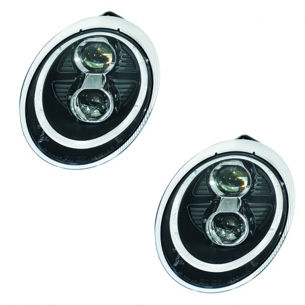 2 Phares Porsche 911 Angel Eye 04-09 - Noir