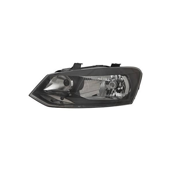 Phare avant gauche conducteur VW Polo 6R 09-14 - H4 - Noir