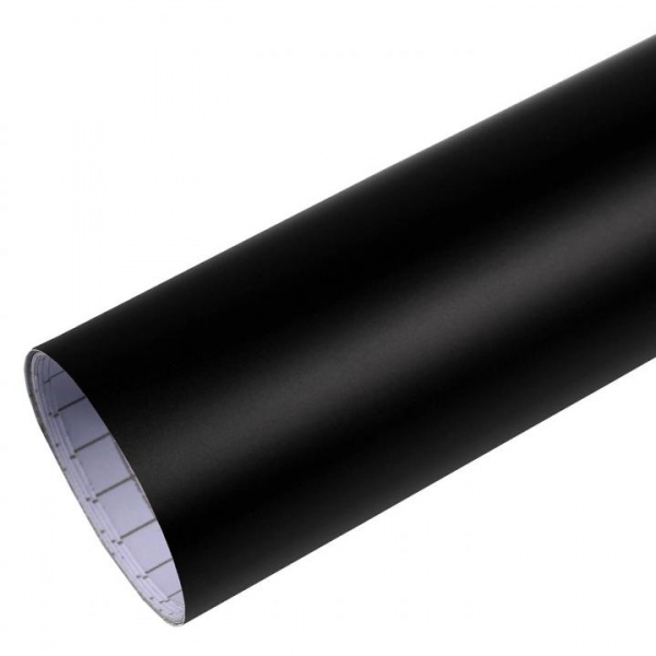Film covering Premium Matt noir mat 152 cm anti-bulles vendu au mètre