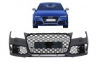 Pare choc avant AUDI A7 4G 15-18 facelift - Look RS7 - Noir