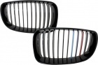 Grilles calandre LED BMW Serie 1 E81 E82 E87 E88 LCI - Noir Brillant Mpower