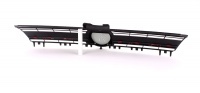 Grille calandre VW Golf 7 (VII) 12-17 - look GTI - Rouge Noir brillant