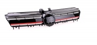 Grille calandre VW Golf 7 (VII) 12-17 - look GTI - Rouge Noir brillant
