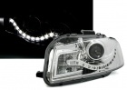 2 Phares avant Audi A3 8P Devil Eyes LED - Chrome