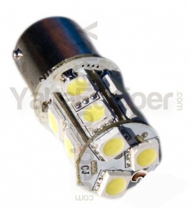 Ampoule 39 LED S25 R5W 1156 BA15S P21W - Blanche