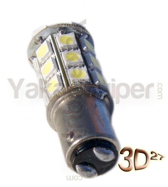 81 LED-lamp 1157 - BAY15D P21 / 5W socket - wit