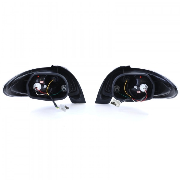 2 luces traseras Peugeot 206 - Negro