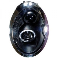 2 Mini R50-52-53 Angel Eyes 01-06 koplampen - Zwart