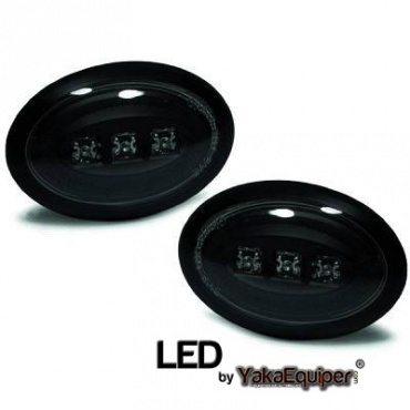 Clignotants repetiteurs LED d'aile Mini R56-57  06-10 - Noir