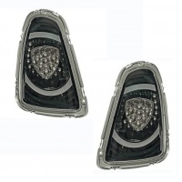 2 LED taillights design Mini R56-57 10-14 - Black