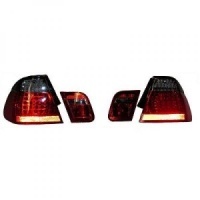 2 luci posteriori BMW E46 Berlina LED 01-05 - rosso fumo