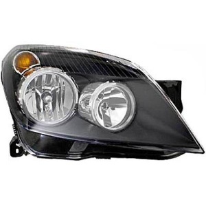 Right passenger headlight Opel Astra H - 04-10 - Black