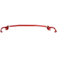 Red adjustable aluminum strut bar BMW E46 petrol
