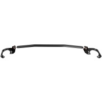 Adjustable black aluminum strut bar BMW E46 petrol