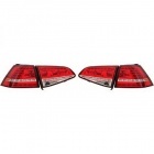 2 Feux arriere dynamiques VW Golf 7 - LED look R - Rouge