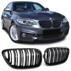 BMW 2 F22 / F23 grille grille - Gloss black M look