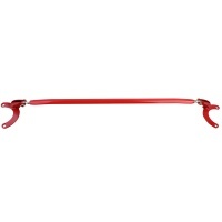 Barra soporte regulable aluminio rojo Peugeot 206 98-08