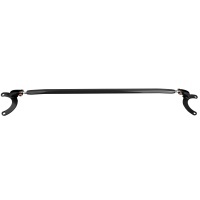 Adjustable black aluminum strut bar Peugeot 206 98-08