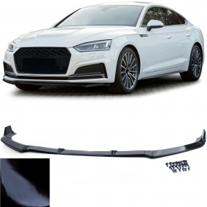 Front blade spoiler - AUDI A5 F5 - RS look - 16-19 - glossy