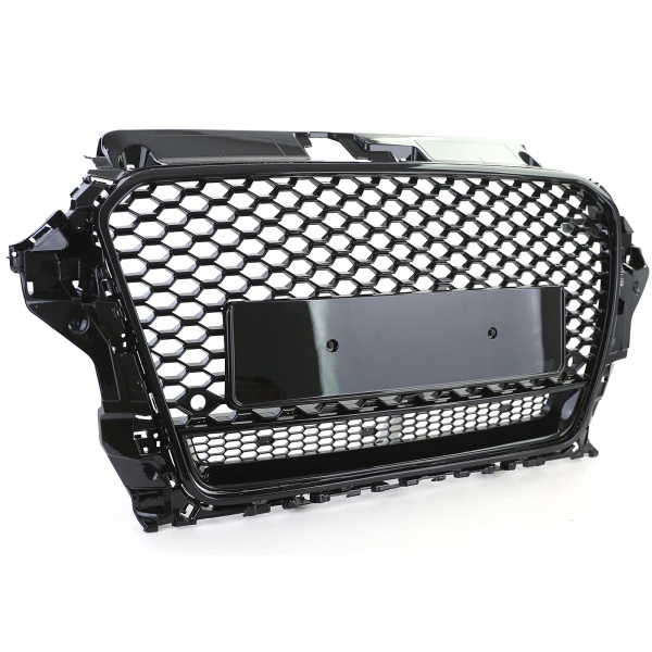 Audi A3 8V grille - RS3 quattro look - Black - PDC