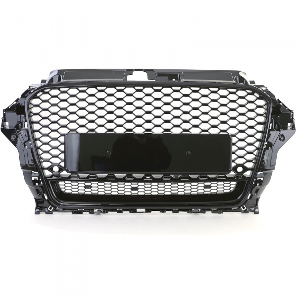 Audi A3 8V grille - RS3 quattro look - Black - PDC