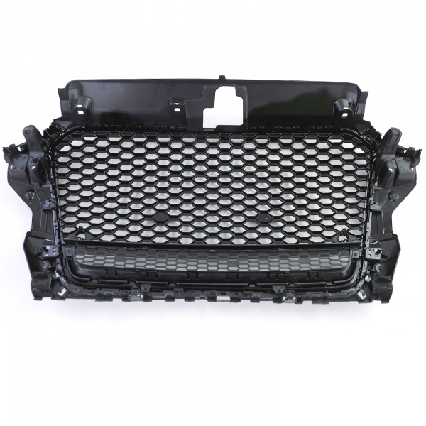 Audi A3 8V grille - RS3 quattro-look - Zwart - PDC