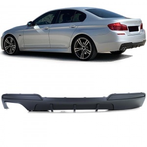 Diffuseur arriere BMW serie 5 F10 F11 sortie double look mperf - Mat