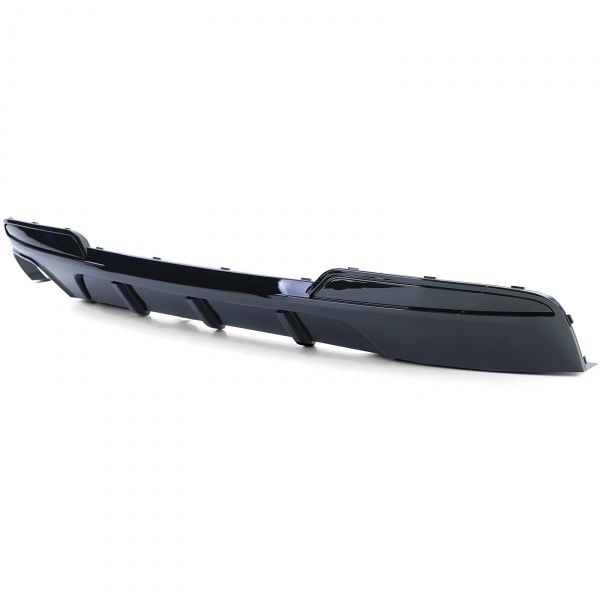 BMW 5 series F10 F11 rear diffuser mperf dual look output - gloss
