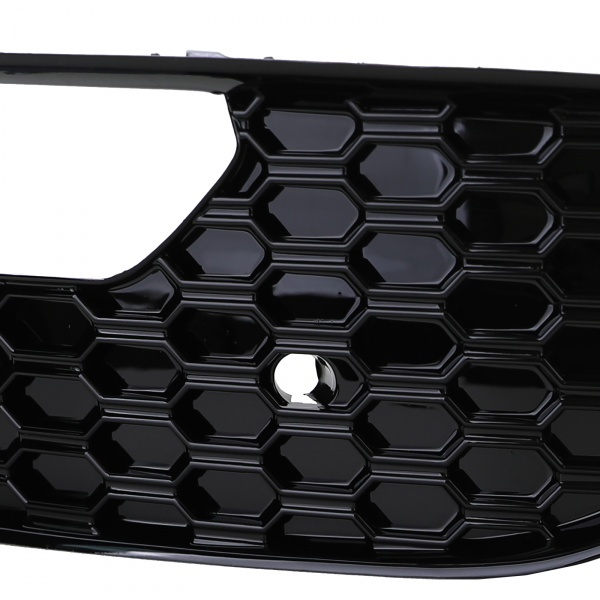 Rejillas de faros antiniebla Audi A3 8V 2012 -2016 - aspecto RS3 negro brillante
