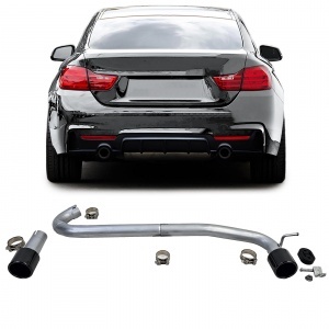 Stainless steel exhaust line BMW Serie 4 F32 F33 F36 - mperf look