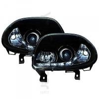 2 Faros LED Renault Clio 2 98-01 Devil Eyes - Negro