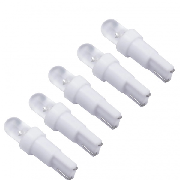 5x T5 LED-lamp - W1.2W-lampvoet - Zuiver wit