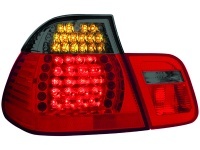2 luces traseras LED BMW E46 Sedan 98-01- Rojo humo
