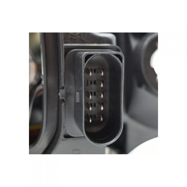 Left driver's halogen headlight AUDI A3 (8P) - 03-08 - Black