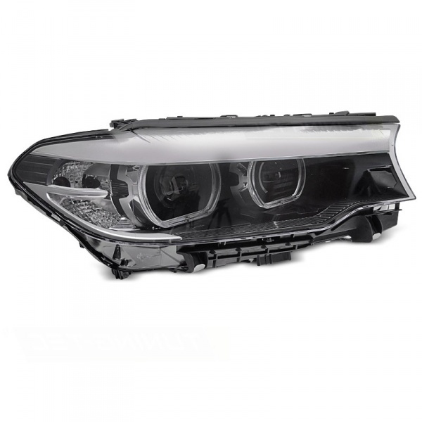 Right LED headlight BMW Serie 5 G30 G31 - 17-20 - Black