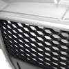 Grille calandre Audi A3 8P 08-12 - look RS3 - Argent noir