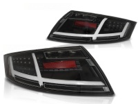 2 AUDI TT 8J LTI taillights - Black - Dynamic flashing